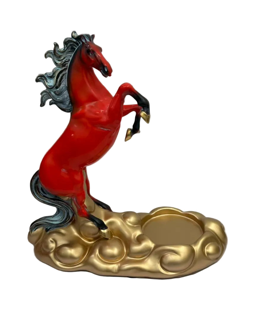 Resin Horse Wine Bottle Stand Main image