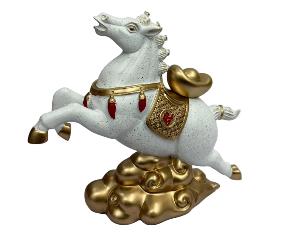 Resin White Horse Statue Main image