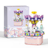 Merry Go Round Music Box Building Toy