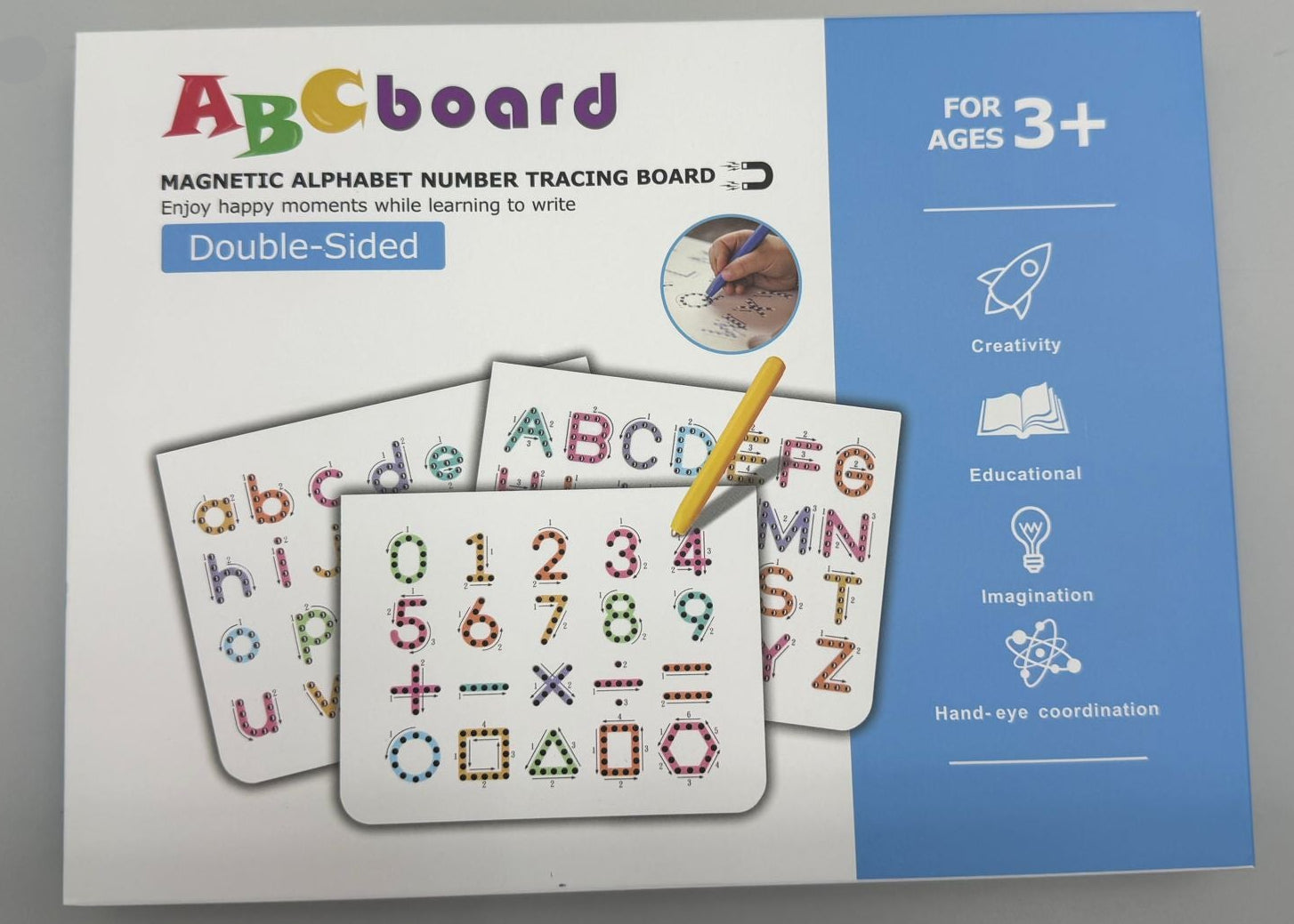 Kids Magnetic Alphabet Pinball Writing Board