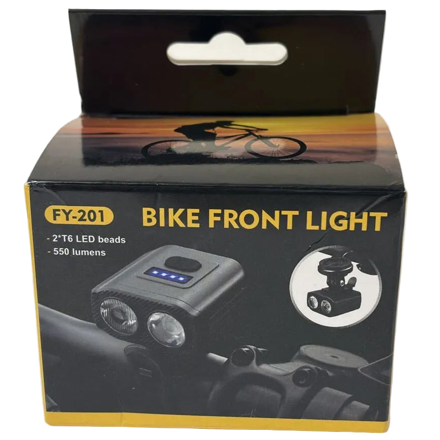 LED Bicycle Headlight 2 Bulb