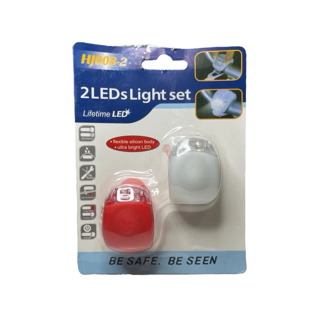 Bicycle Round LED Light Set 2 Piece