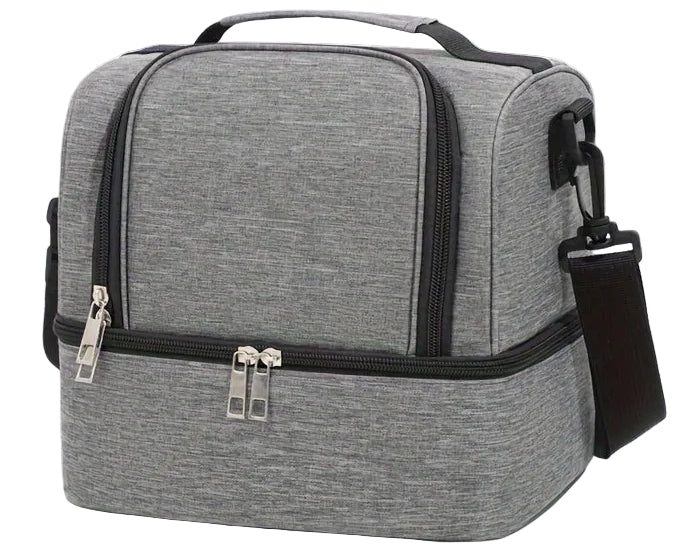 Two Tier Insulated Lunch Cooler Bag With Strap Main image