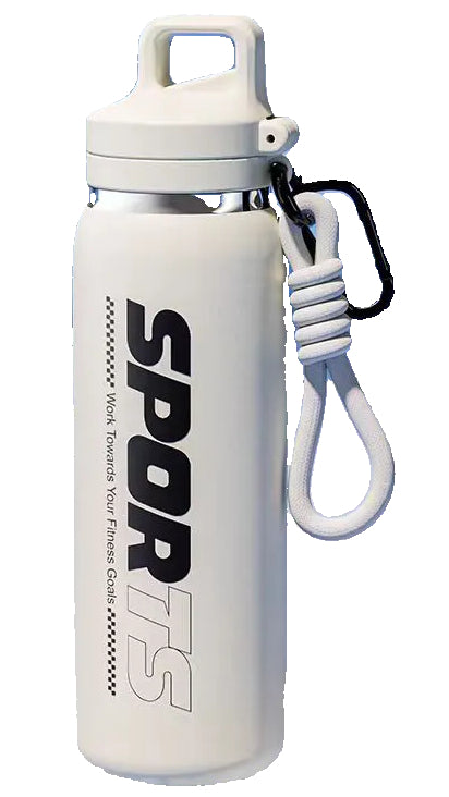 600ML Water Bottle with Press Straw
