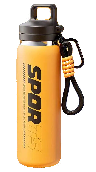 600ML Water Bottle with Press Straw