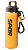 600ML Water Bottle with Press Straw