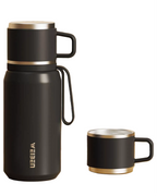 600ml Water Flask with Cup & Strap