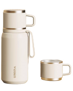 600ml Water Flask with Cup & Strap