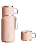 600ml Water Flask with Cup & Strap