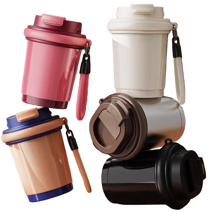 320ml Coffee Tumbler with Strap Main image