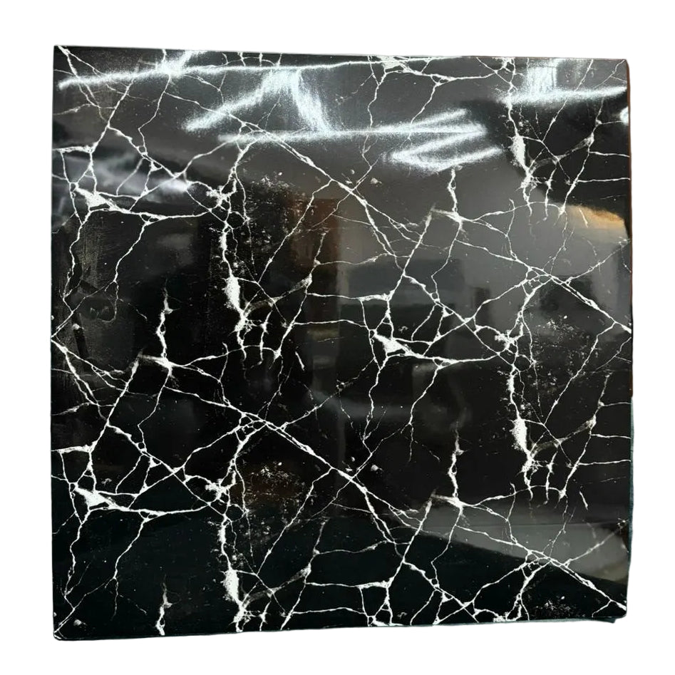 60x60cm Black White Marble Wall Sticker Main image