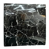 60x60cm Black White Marble Wall Sticker