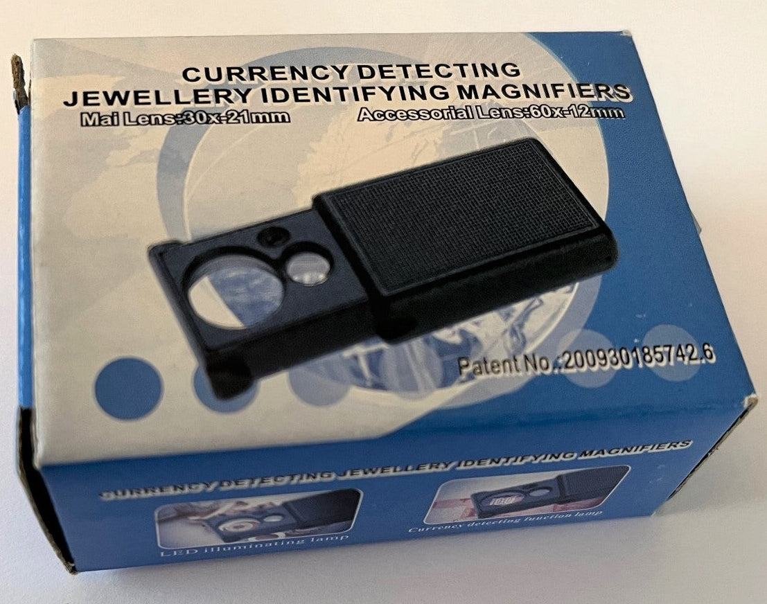 30x and 60x Currency Detector Loupe Magnifier Main image