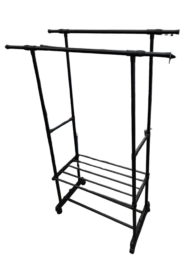 Double-Bar 3-Tier Clothes Hanger Rack Main image