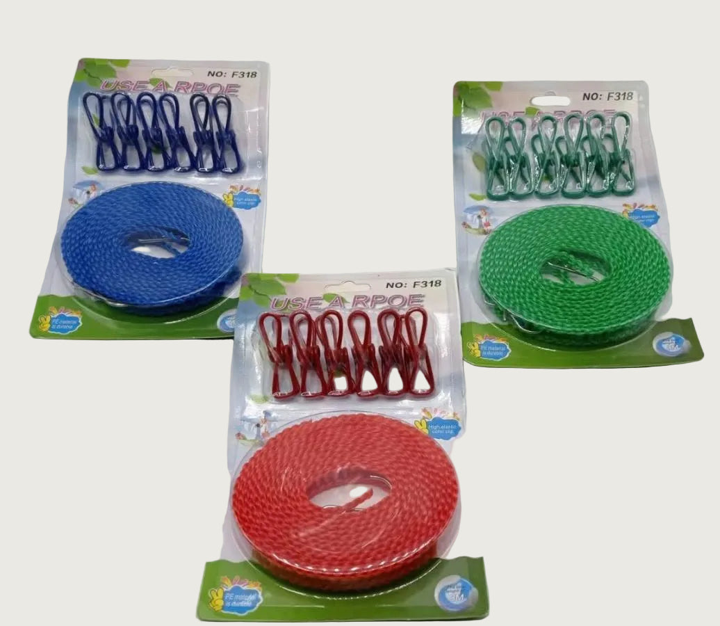 Clothes Line with Pegs - Tie Secondary image