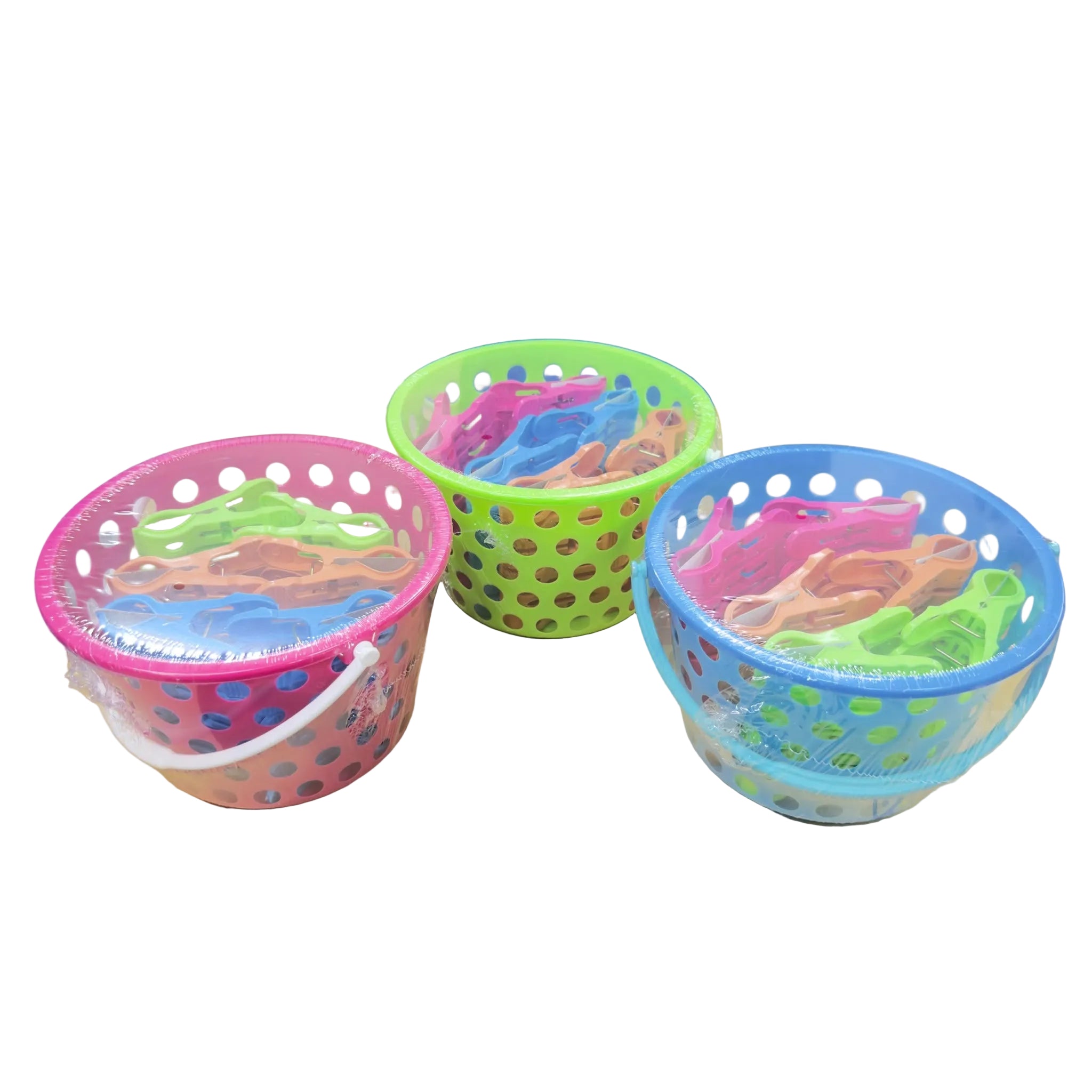 36-Piece Clothes Peg Set with Basket