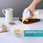 1600ml Clear Square Water Flask - Thin Neck