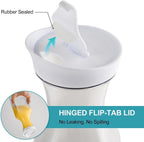 1600ml Clear Square Water Flask - Thin Neck