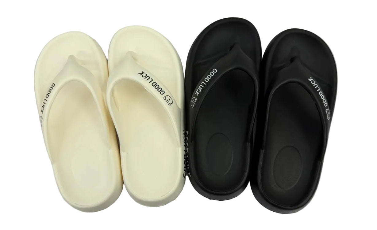 Thong Sandals 36to40 Solid Colors 7168B Main image
