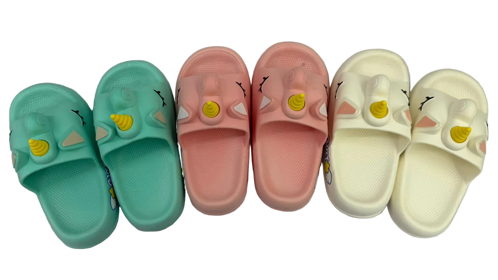 Sandals Slip On Kids Size 30 to 35 Unicorn Design Main image