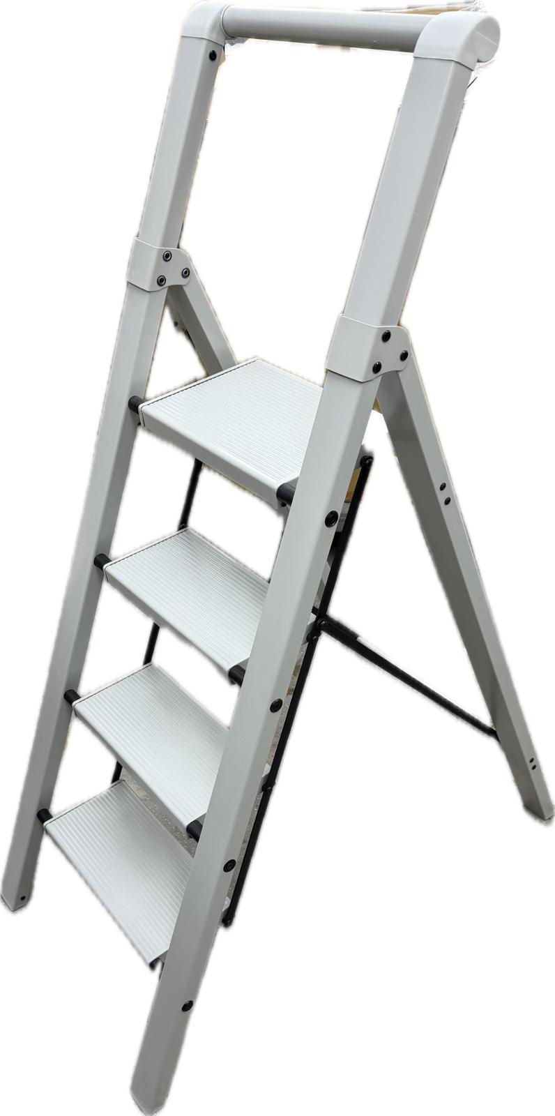 4 Step Ladder in Light Grey Main image