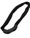YOUMEI Black Fabric Number Chain Lock