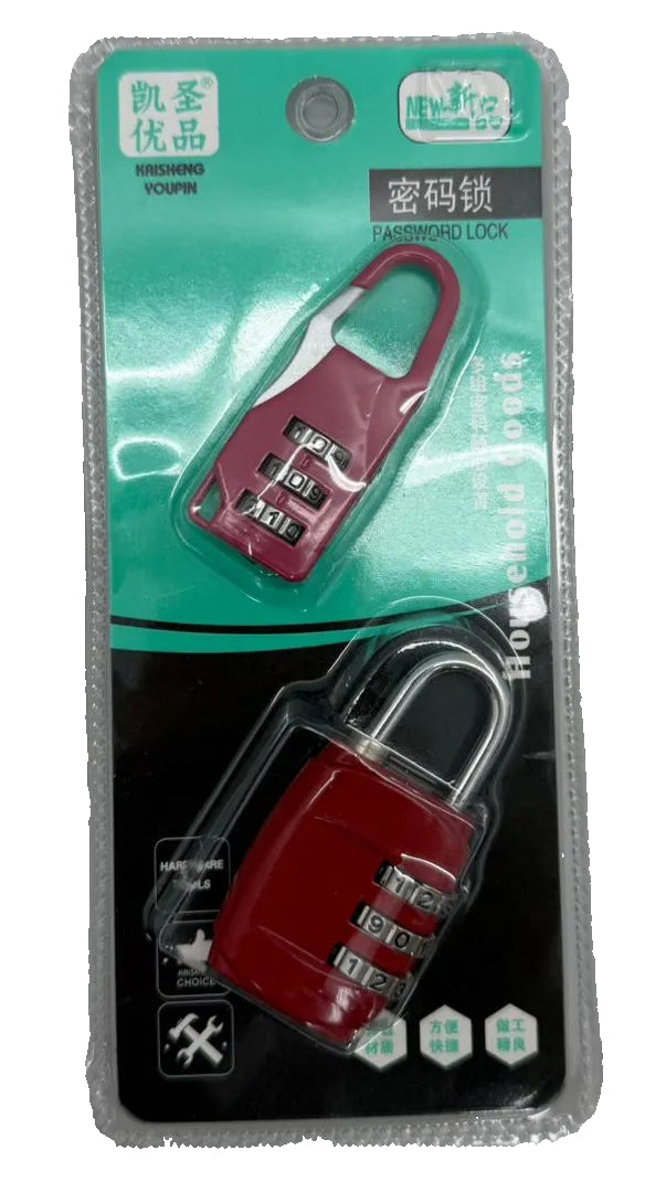 2 Piece Number Combination Lock Set Main image