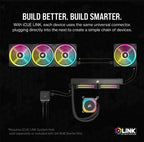 Corsair Icue Link Qx120 Rgb 120mm Pwm PC Fan Expansion Kit