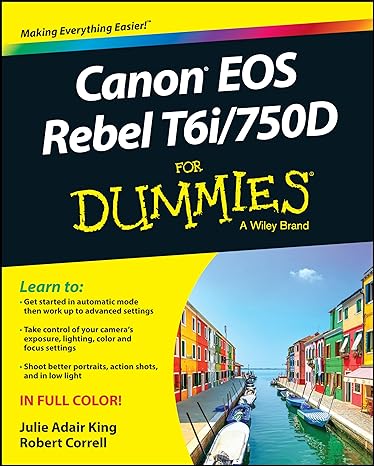 Canon EOS Rebel T6i / 750D For Dummies Main image