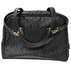 Aigner Vintage Monogram Jacquard Handbag Satchel