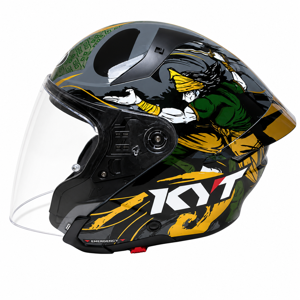 KYT TTR Jet Jiwa Pendekar Open Face Helmet Small
