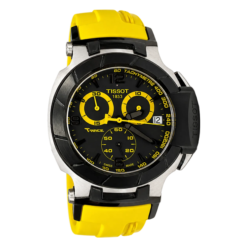 Tissot T048417A TRace Quartz Chronograph Yellow And Black Watch