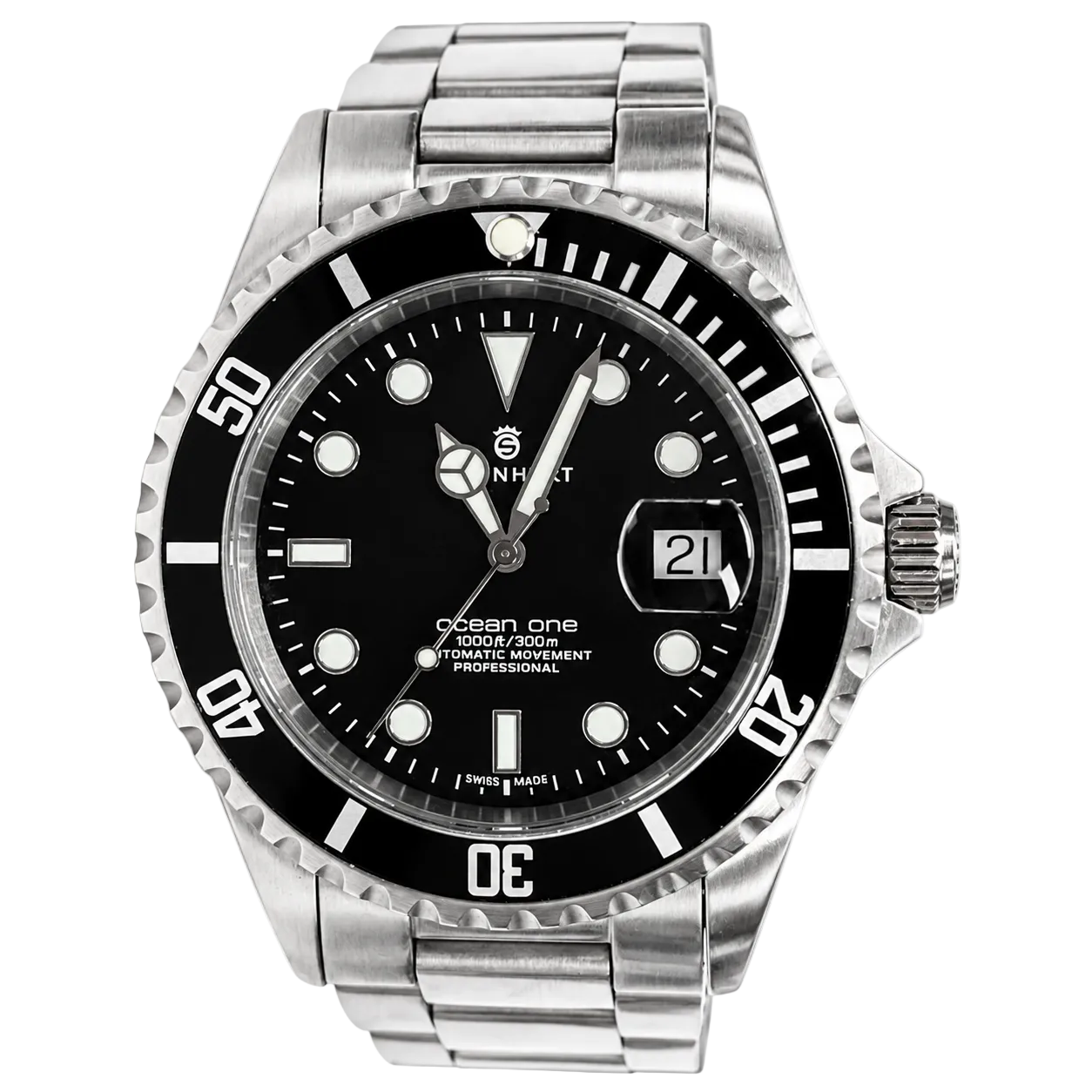 Steinhart Ocean One Black Ceramic Swiss Diver Watch