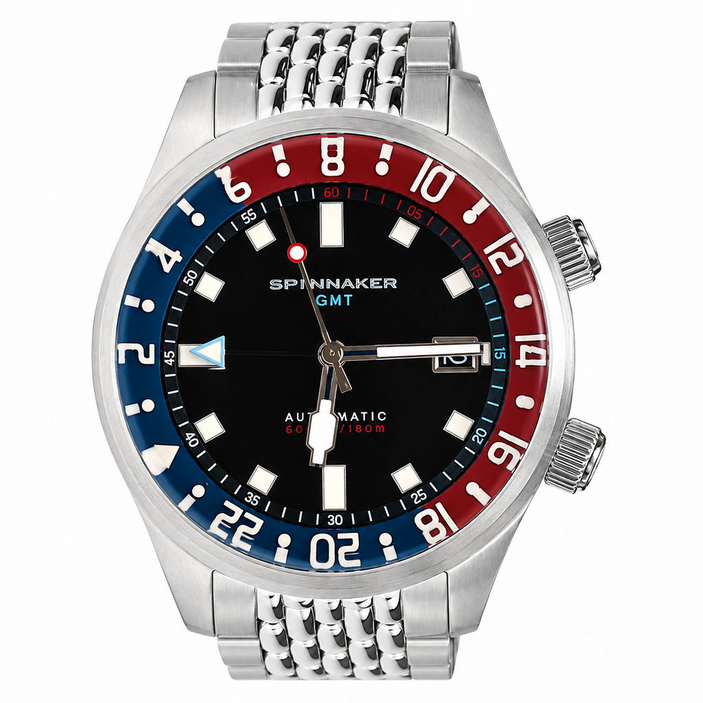 Spinnaker SP5121 Bradner GMT Automatic Watch Parisian Night
