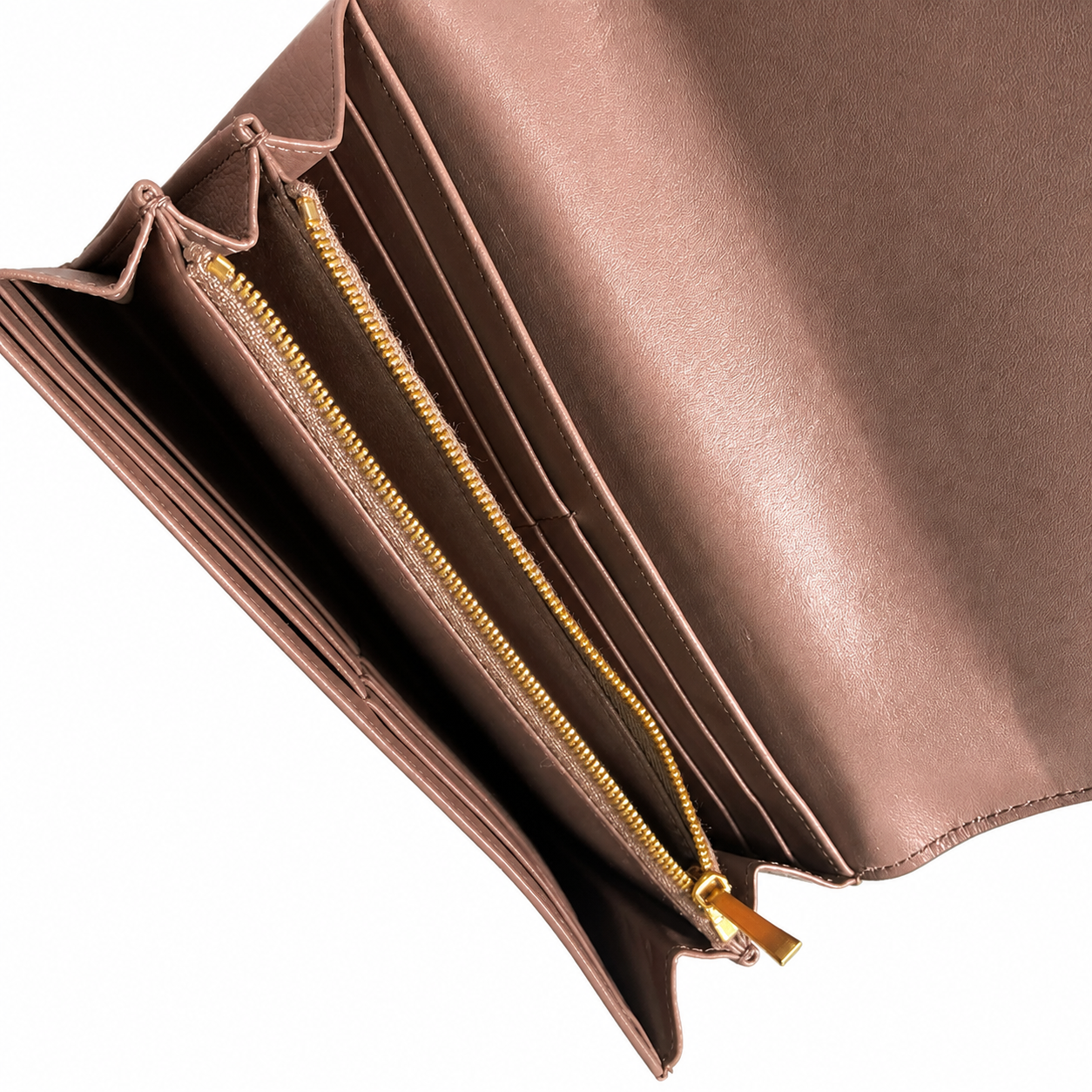 Celine Large Flap Wallet Grained Calfskin