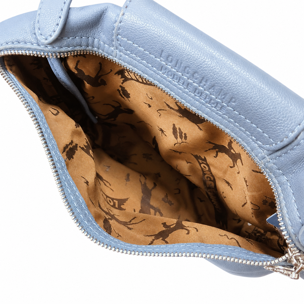 Longchamp Le Pliage Cuir Mini Crossbody Bag