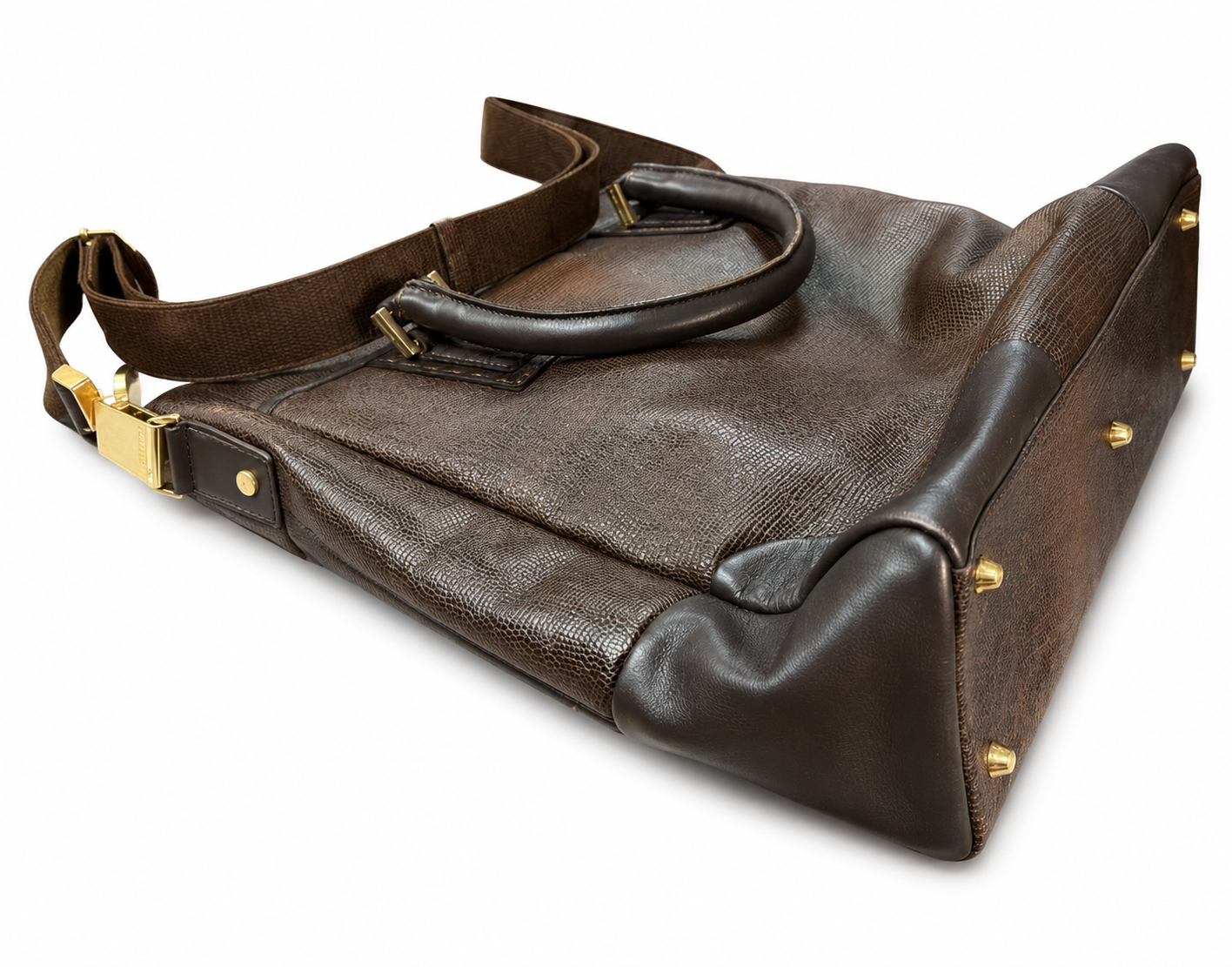 Braun Buffel Leather Tote Bag Brown