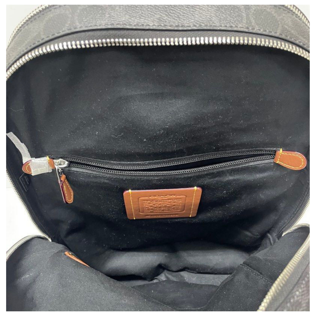 Coach Wade Backpack in Signature Canvas CCB92 Black