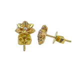 850 Yellow Gold Intan Earring