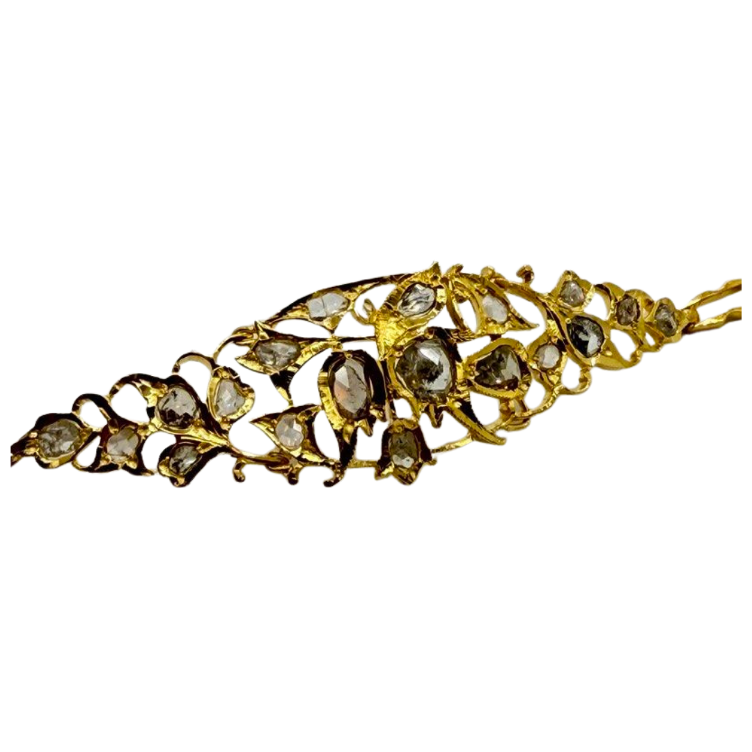 Yellow Gold Peranakan Intan Bracelet Secondary image