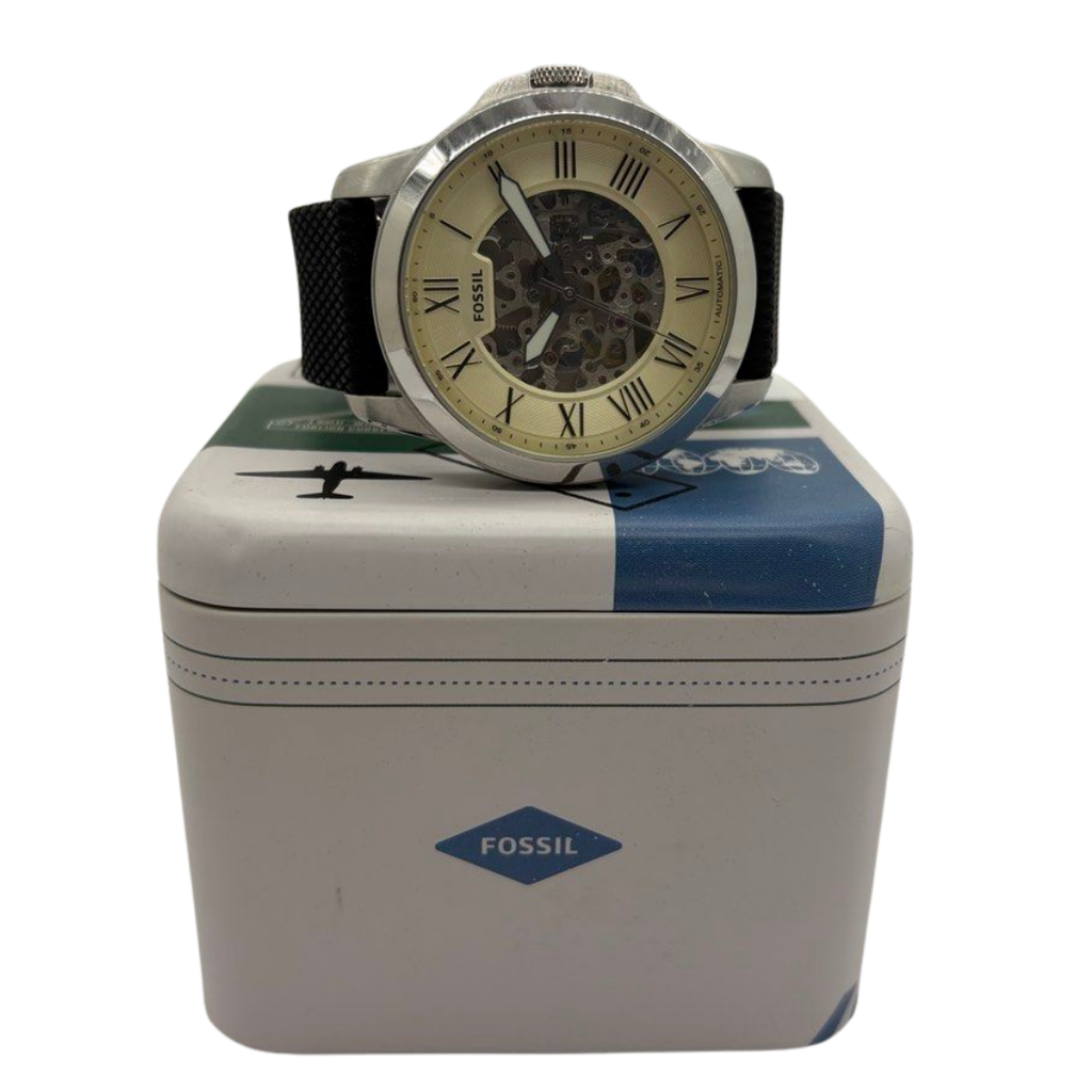 Fossil Grant 44mm Automatic Skeleton Watch