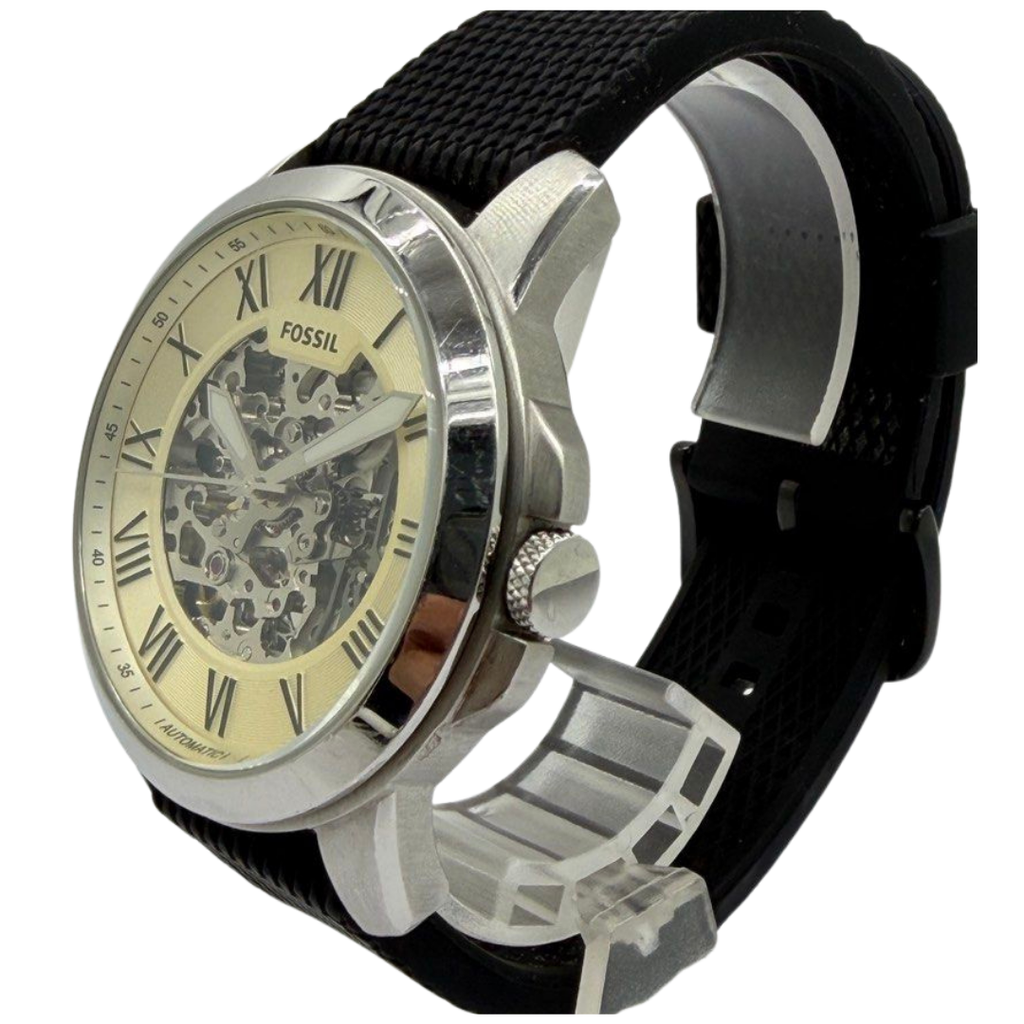 Fossil Grant 44mm Automatic Skeleton Watch