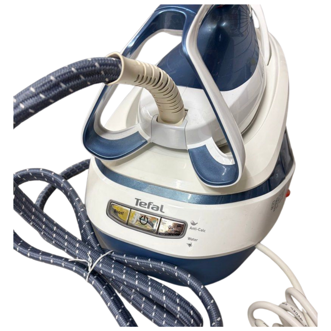 Tefal GV9710G0 Iron Durilium AIRGLIDE Autoclean Soleplate 2700W Aqua Colour, White