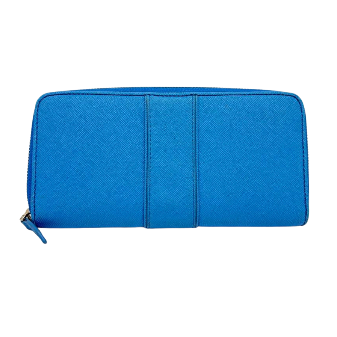 Carlo Rino Zip-Around Wallet, Blue Secondary image