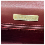 Cartier Must De Cartier Burgundy Leather Clutch Bag
