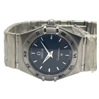 Omega Constellation 25mm Quartz Black Dial Steel Watch