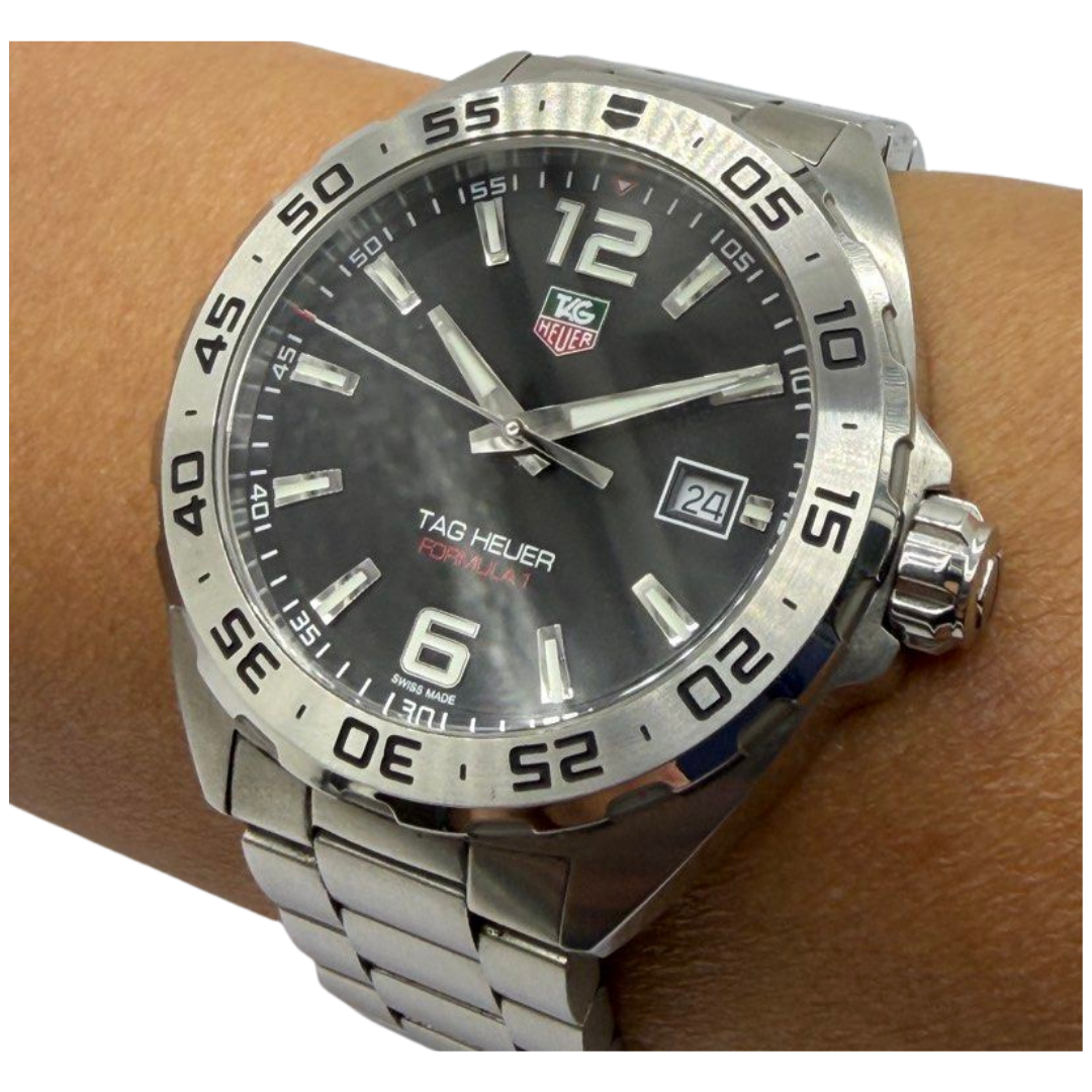 Tag Heuer Formula 1 WAZ1112 41mm Quartz Black Dial Steel Watch Secondary image
