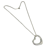 Tiffany 925 Silver Open Heart Necklace