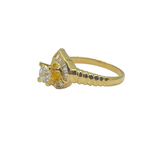 750 Yellow Gold Natural Diamond Ring