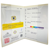 850 Yellow Gold Natural Blue Sapphire & Diamond Men’s Ring